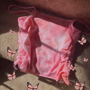 Pink Dreamy Scrunched Tank